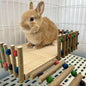 Pet Rabbit Nest Solid Wood Fence Wooden Branch Kia Day Design