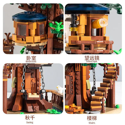 Jungle Tree House Bricks Toys Kia Day Design