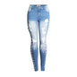 Women's Slim Fit Ripped Stretch Jeans