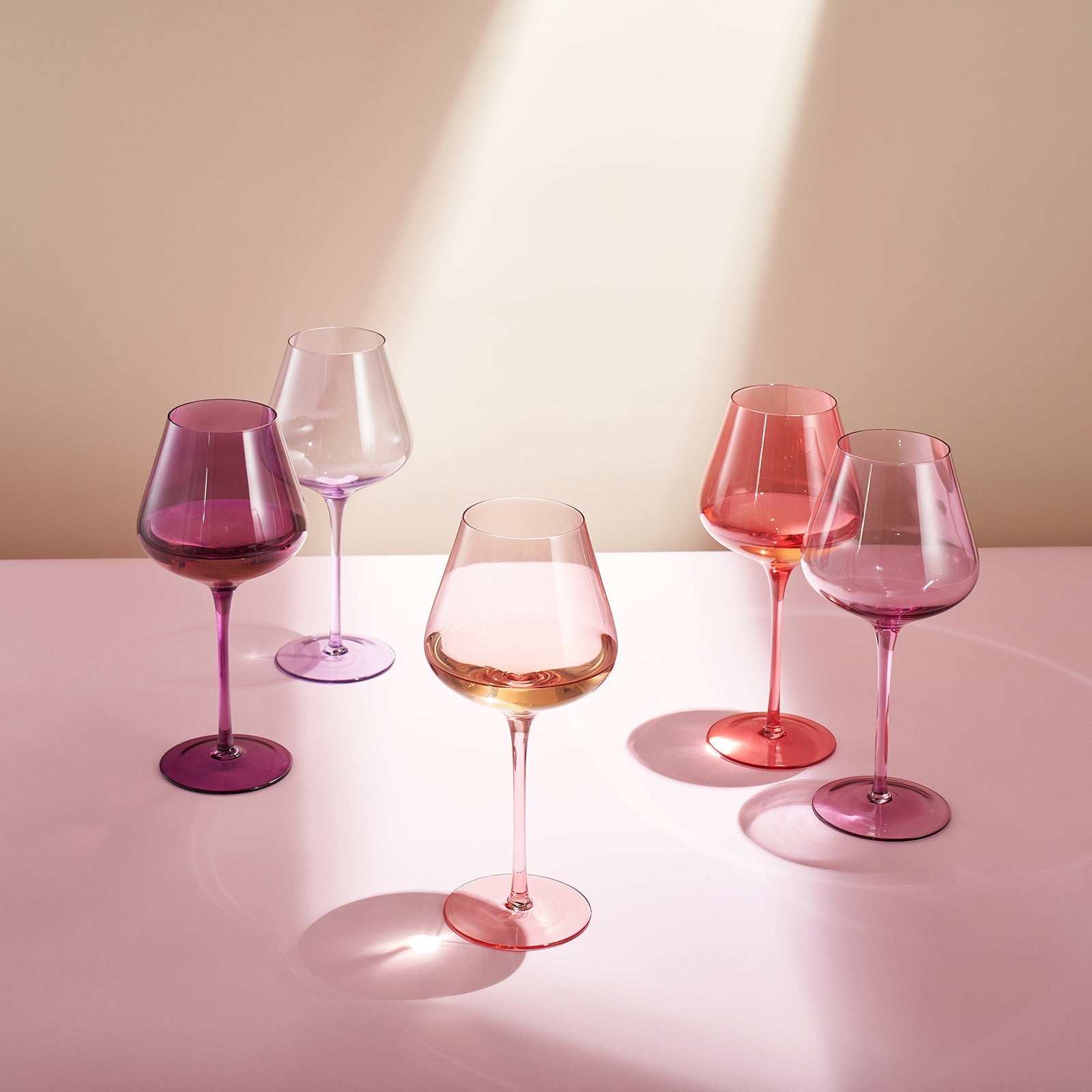 Love Stemmed Wine Glassware, Set of 6 - - Stemmed