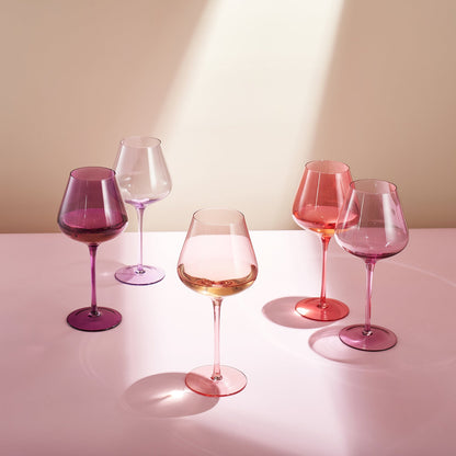 Love Stemmed Wine Glassware, Set of 6 - - Stemmed