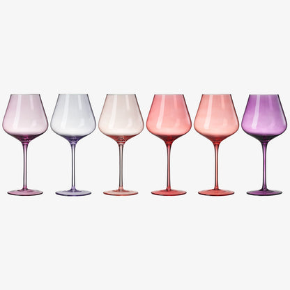 Love Stemmed Wine Glassware, Set of 6 - - Stemmed