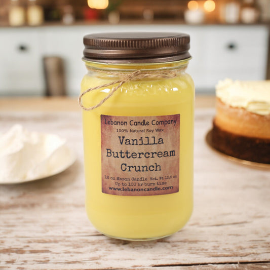 Vanilla Buttercream Crunch Candle - - Candles & Melts