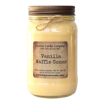 Vanilla Waffle Cones Candle - - Candles & Melts