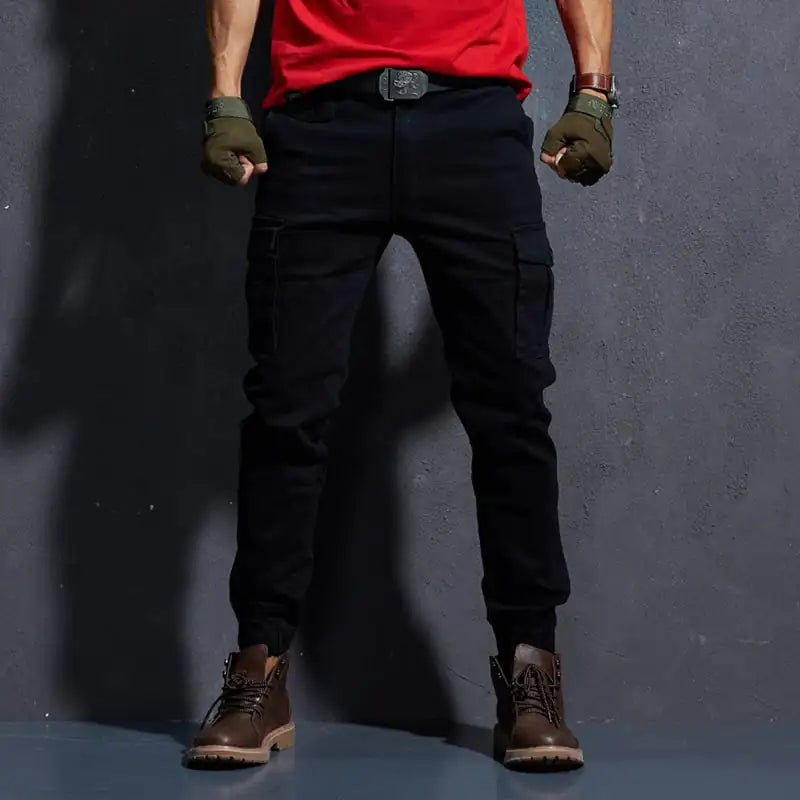 Men's Slim Fit Solid Color Pants - Kia Day Design