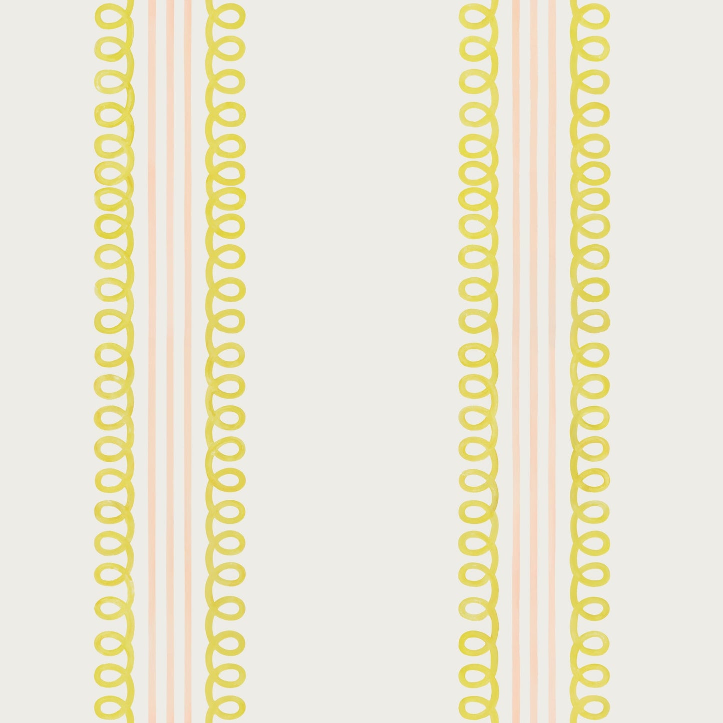 Veda (Yellow and Pink) Wallpaper- WALL BLUSH- {{Product type}}
