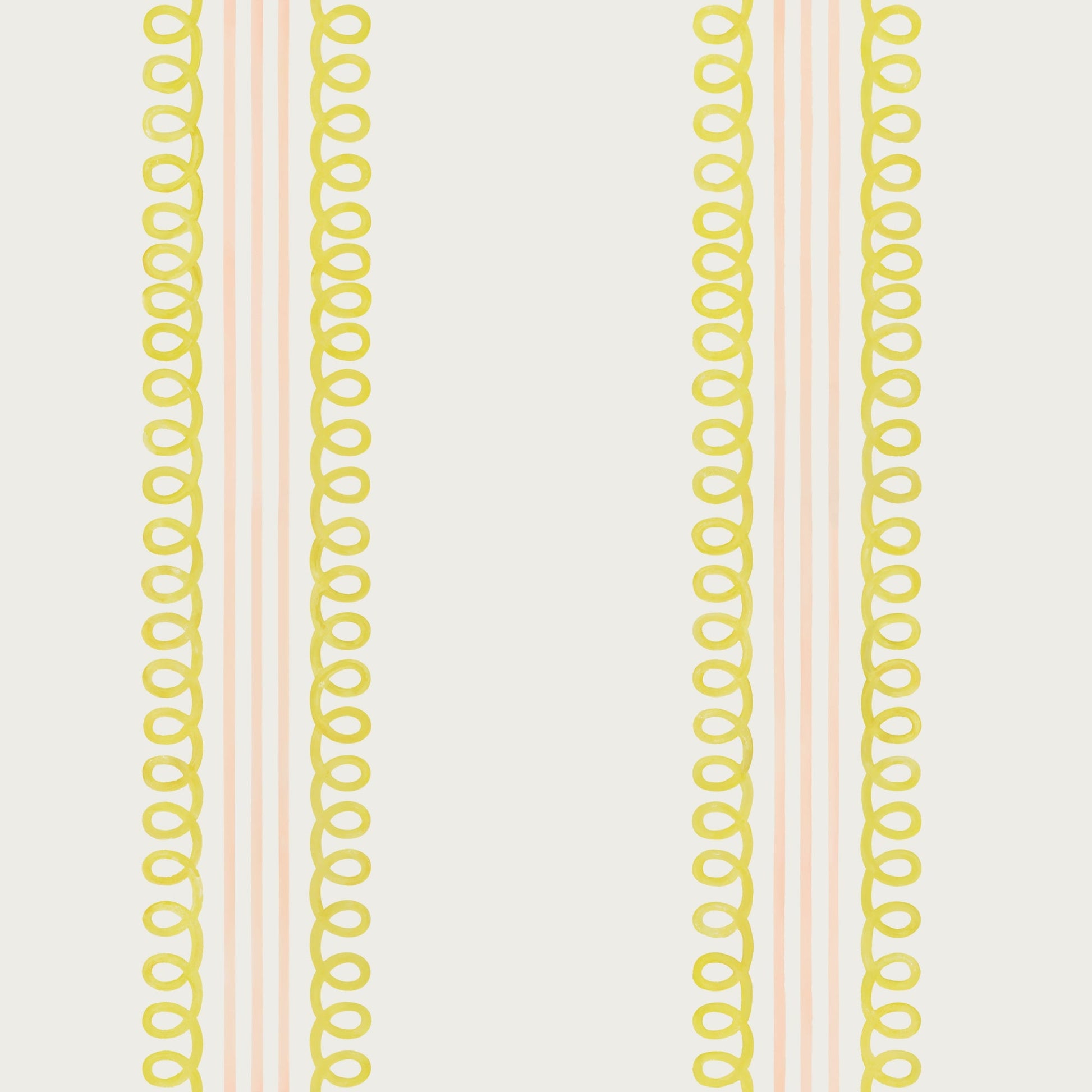 Veda (Yellow and Pink) Wallpaper- WALL BLUSH- {{Product type}}
