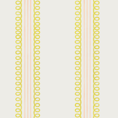 Veda (Yellow and Pink) Wallpaper- WALL BLUSH- {{Product type}}