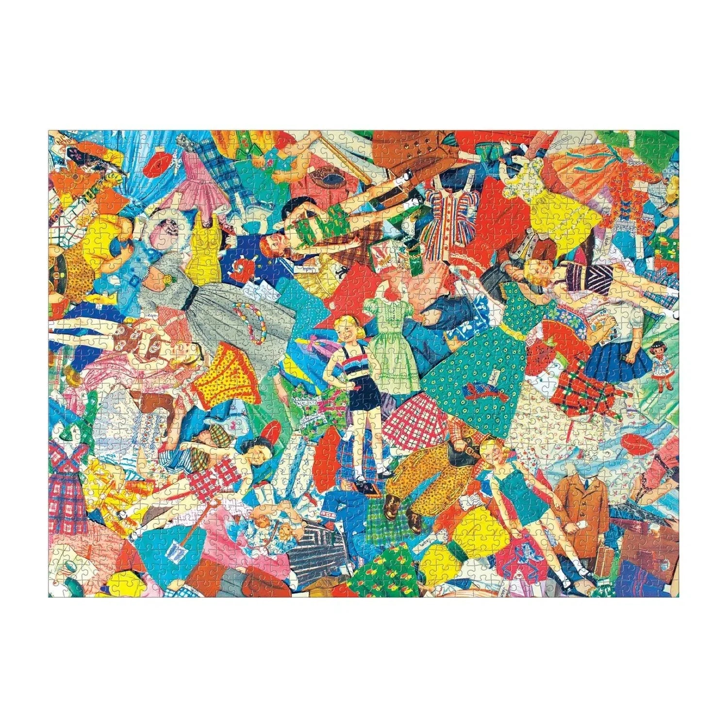 Vintage Paper Dolls 1000 Piece Jigsaw Puzzle Galison - - Jigsaw Puzzle