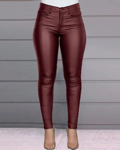 Womens Slim Pencil Pants