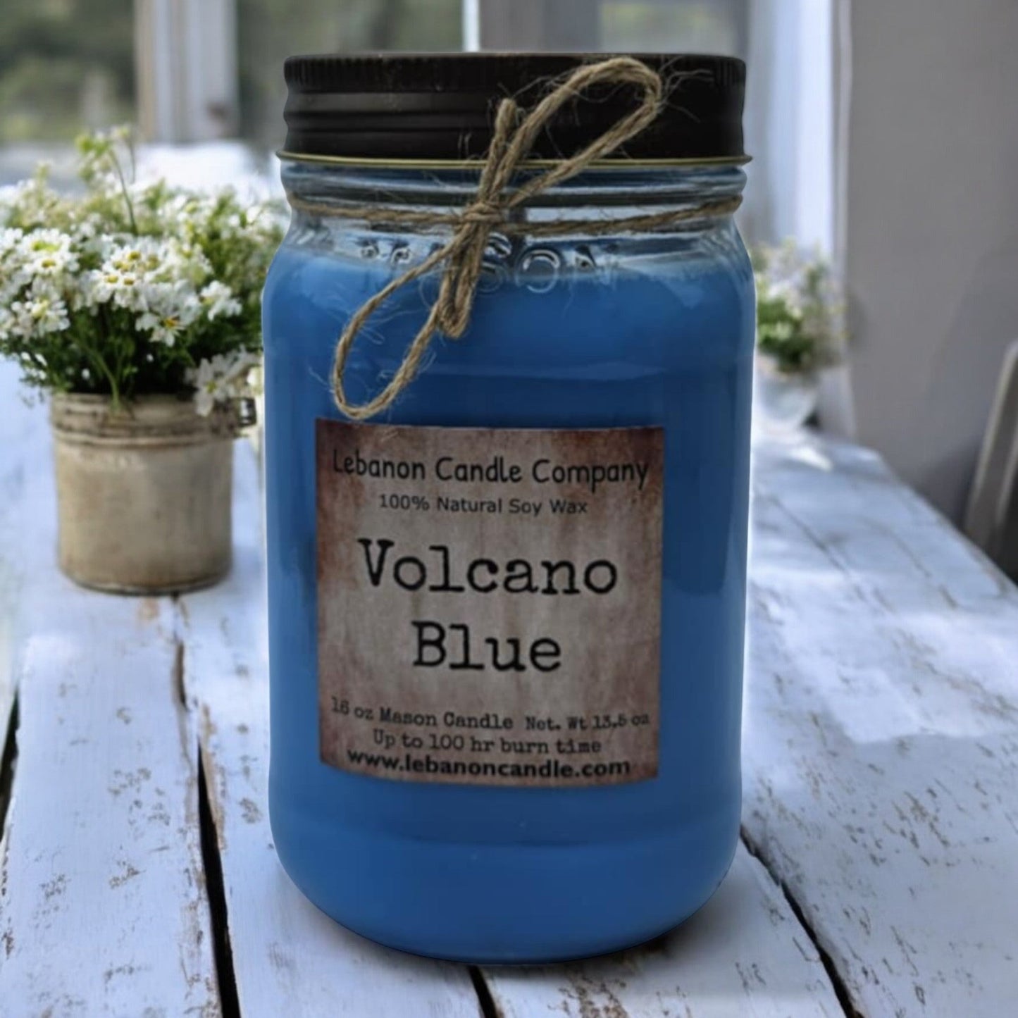 Volcano Blue Candle - - Candles & Melts