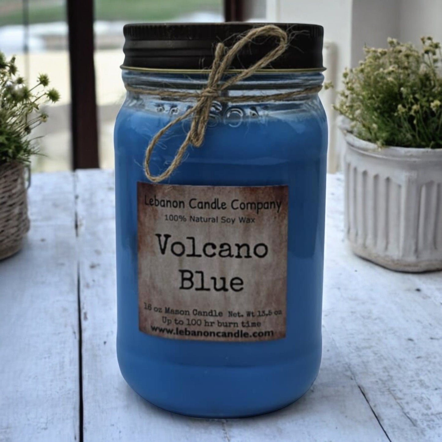 Volcano Blue Candle - - Candles & Melts