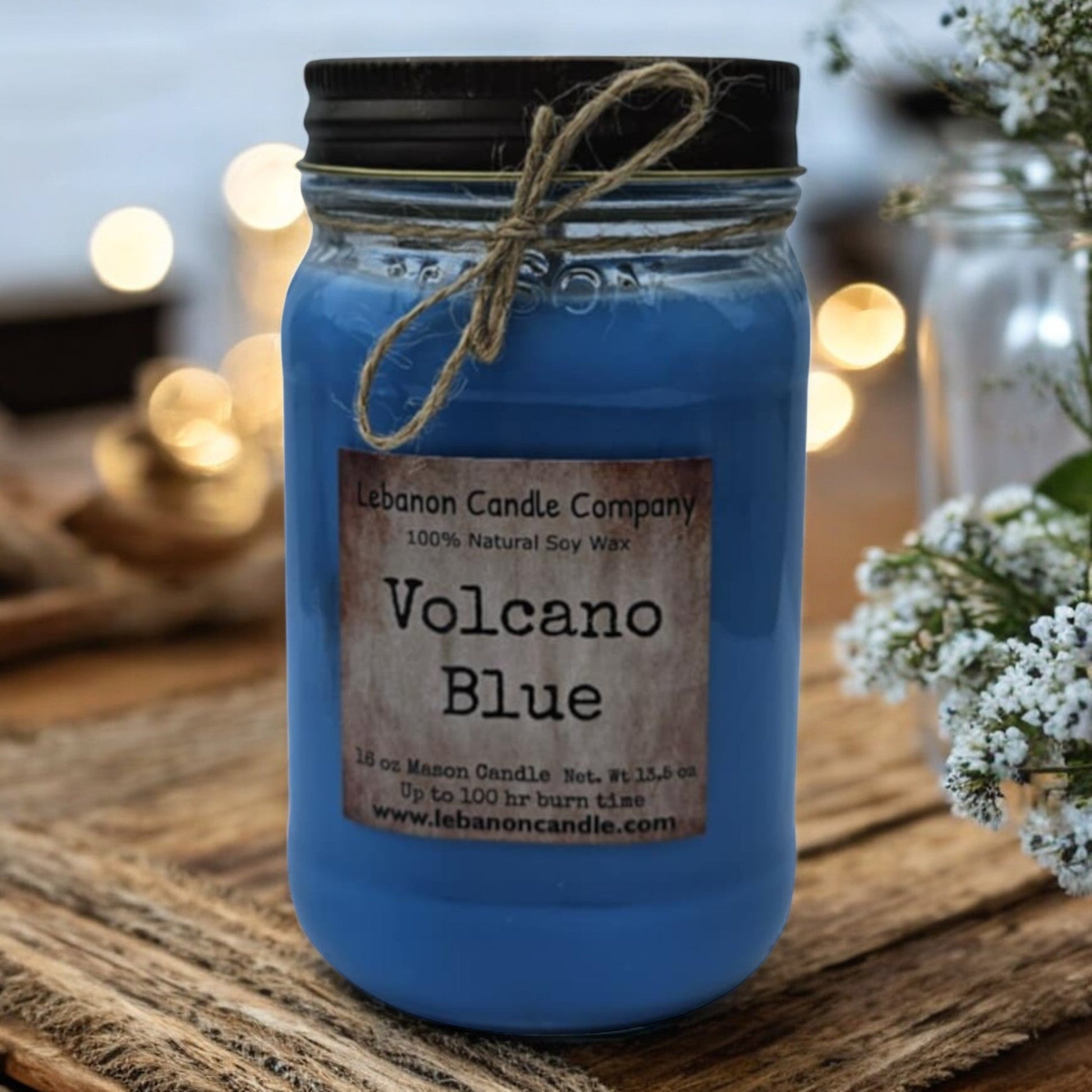 Volcano Blue Candle - - Candles & Melts