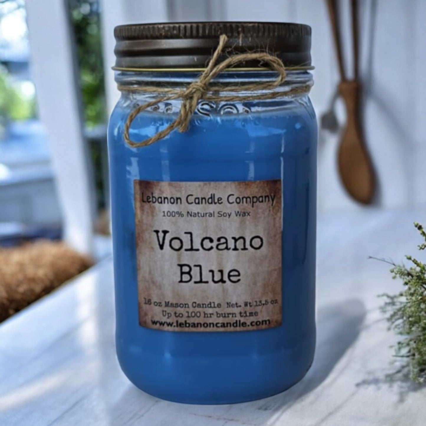 Volcano Blue Candle - - Candles & Melts