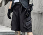Loose Cargo Five Points Sports Casual Shorts - Black - shorts