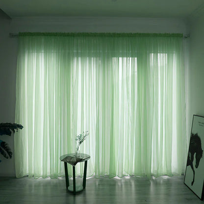 Solid Color Gauze Curtains - Kia Day Design