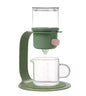 Freshly Ground Coffee Teapot - Olive Green - coffee maker