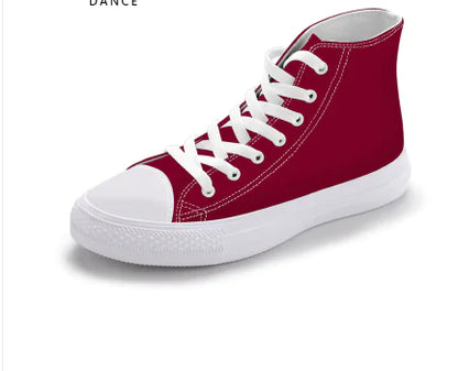 High Top Canvas Sneakers - Kia Day Design