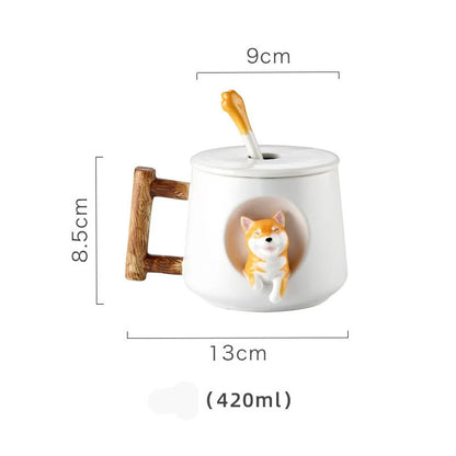 Shiba Inu Ceramic Mug Set