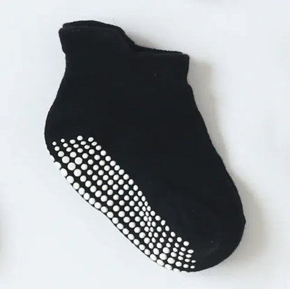 Anti-Slip Toddler Ankle Socks black 0 to 6 Months