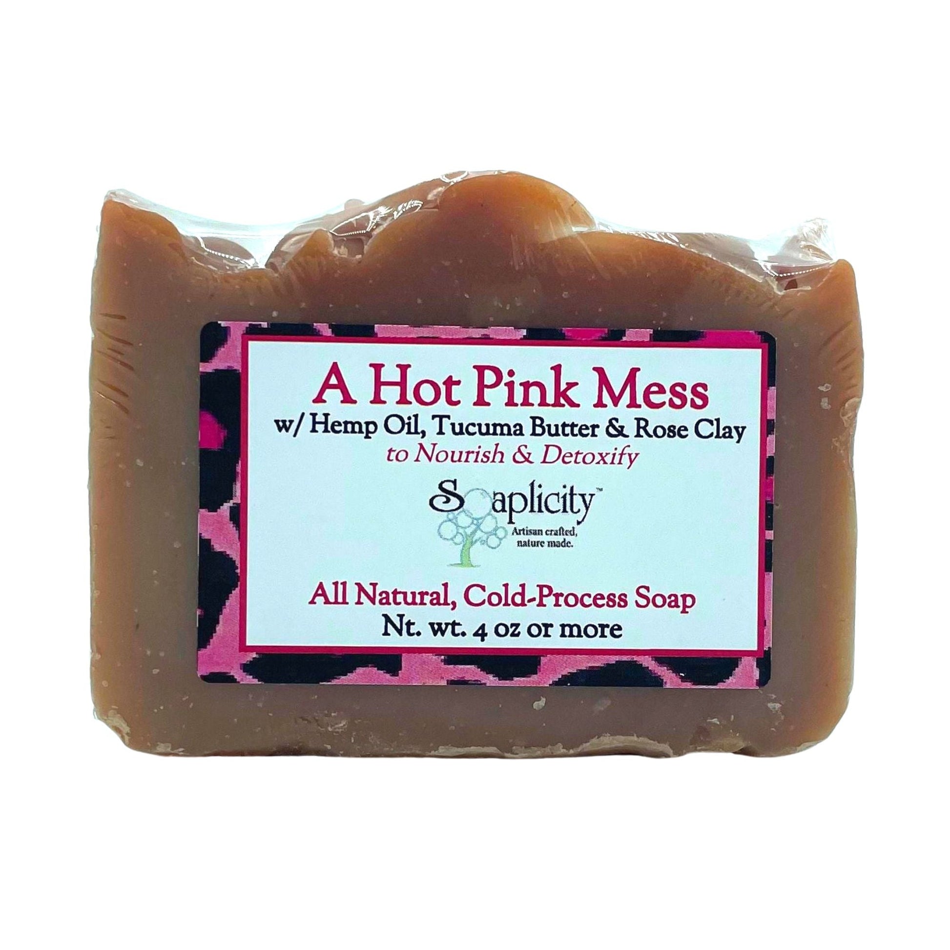 A Hot Pink Mess Soap Bar - - Soap Bar