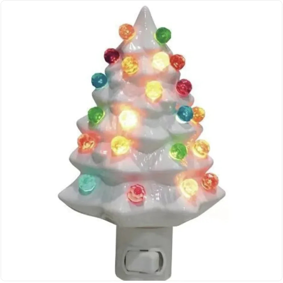 American Standard Plug Ceramic Christmas Tree Night Lamp Kia Day Design