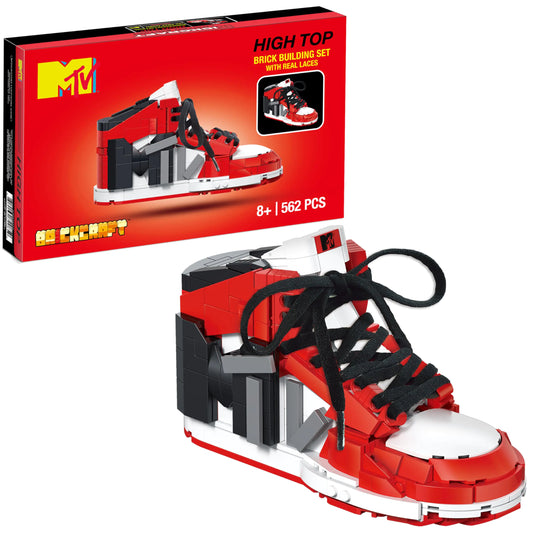 Brickcraft Officially Licensed MTV Icon Sneaker with Shoe Laces - n a - building toy