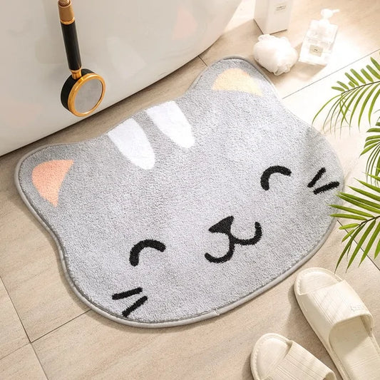 Cartoon Cat Non-Slip Carpet - Kia Day Design