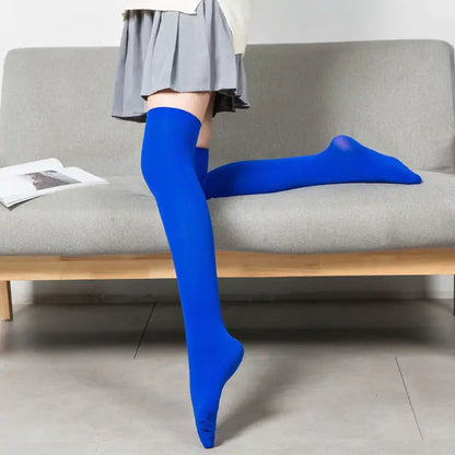 Solid Color Long Socks Kia Day Design