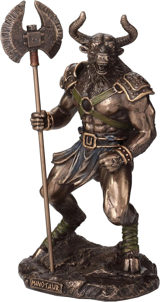Minotaur, the Greek Labyrinth Beast Figurine - - Fairy Figurines