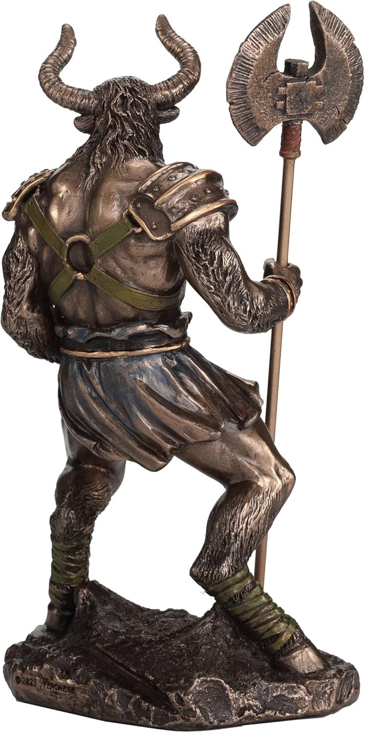 Minotaur, the Greek Labyrinth Beast Figurine - - Fairy Figurines
