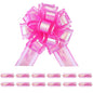 6 Pieces Laser Pull Bows 6 Inch Rose red - Rose Red - bow