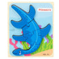 Wooden 3D Montessori Dinosaur Jigsaw Puzzles Pliosaurs