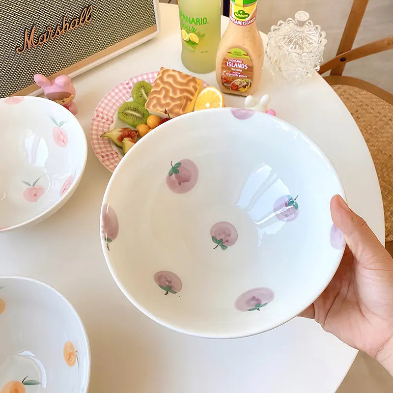 Peach Orange Grape Decorative Bowl Kia Day Design