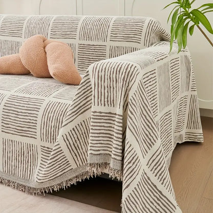 Soft Chenille Washable Cover - - Sofa blanket