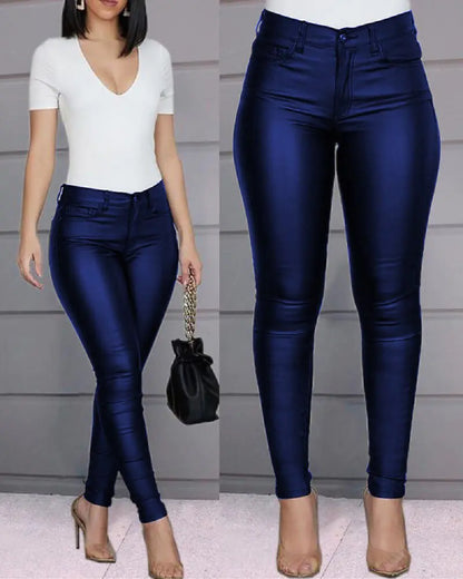 Womens Slim Pencil Pants