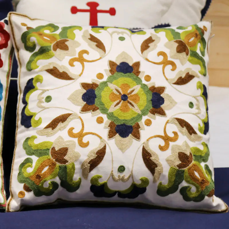 American Cotton Decorative Pillow Cover for Sofa Kia Day Design