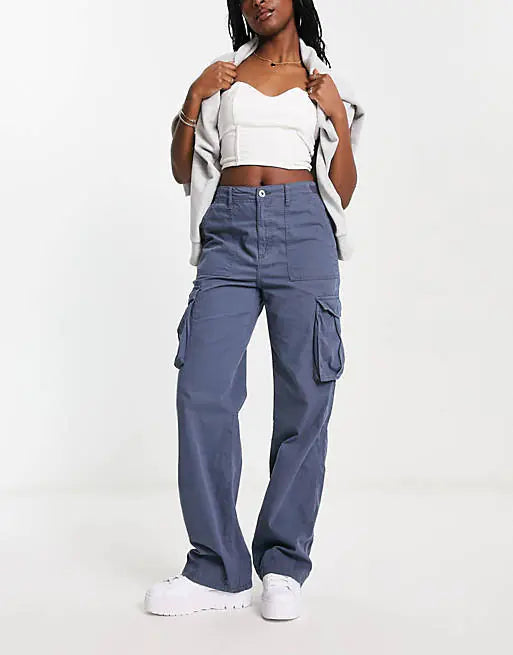 2023 Spring/Summer Casual Olive Green Cargo Pants Kia Day Design