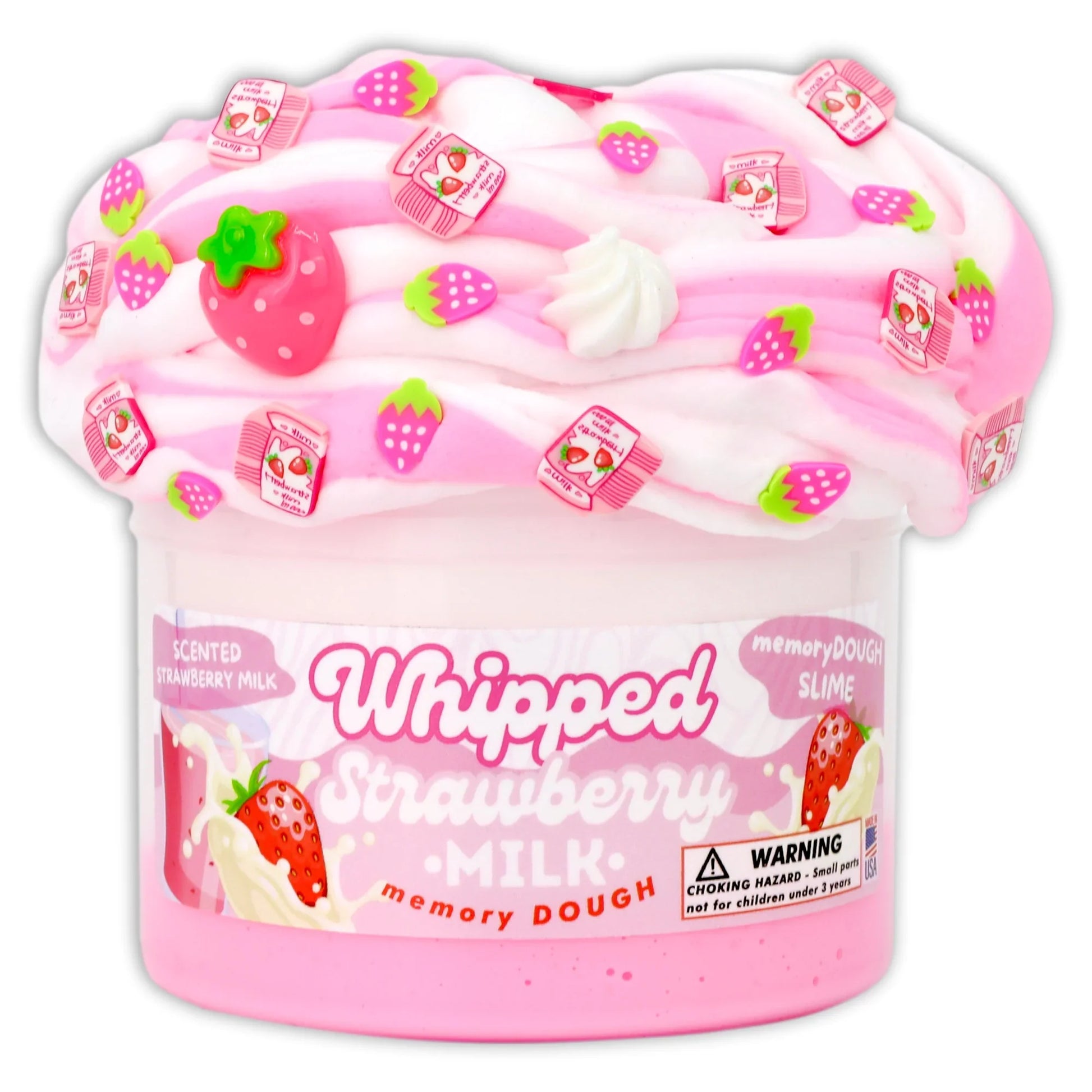 Whipped Strawberry Milk Dope Slime - - Accessories