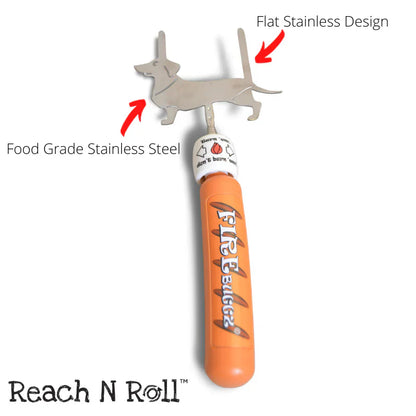 Telescoping Weiner Dog S'mores Roasting Stick - - Spring