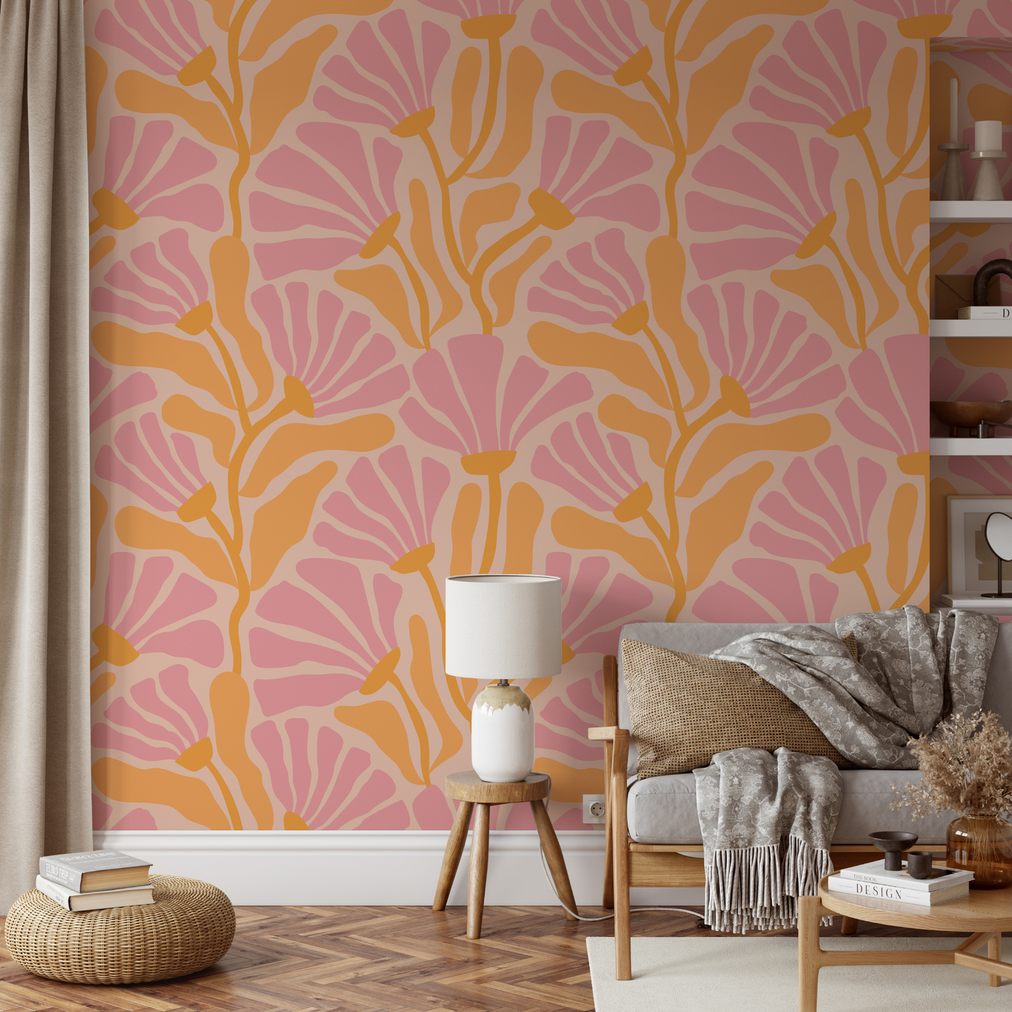 Willow Wallpaper- WALL BLUSH- {{Product type}}