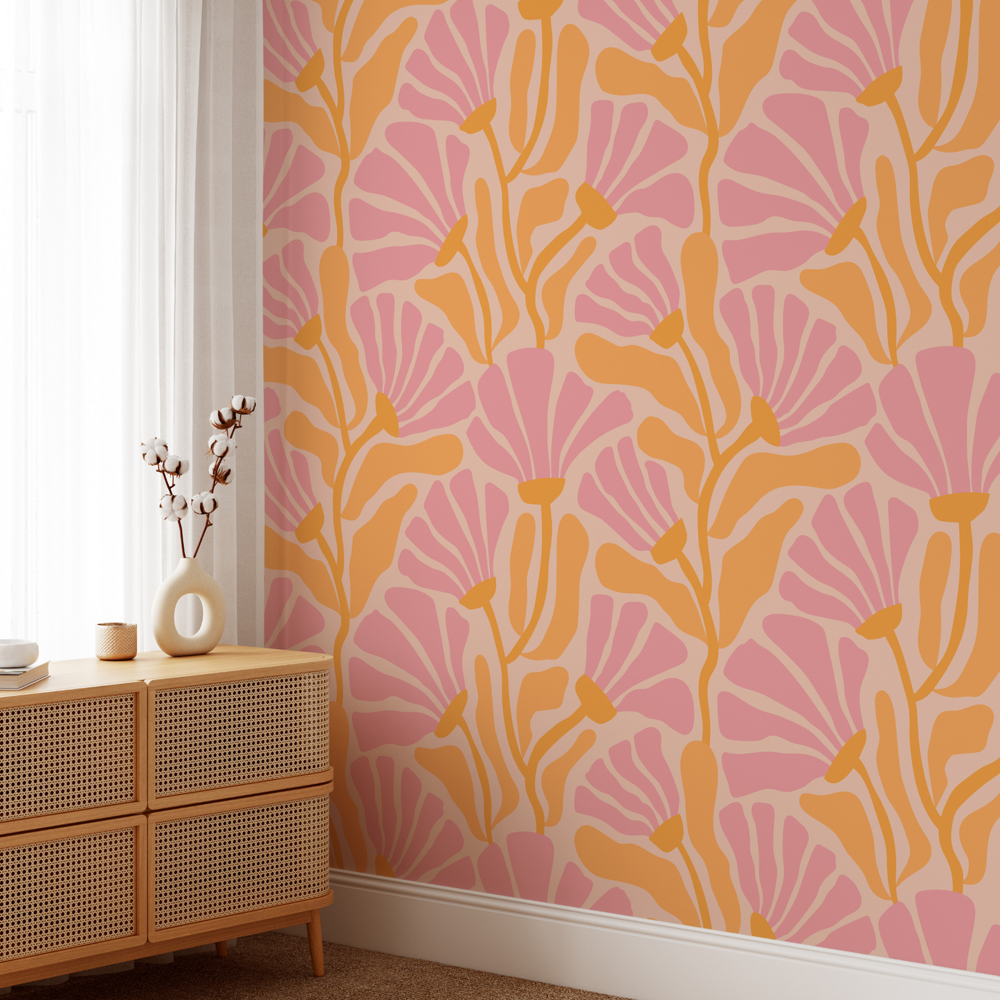 Willow Wallpaper- WALL BLUSH- {{Product type}}