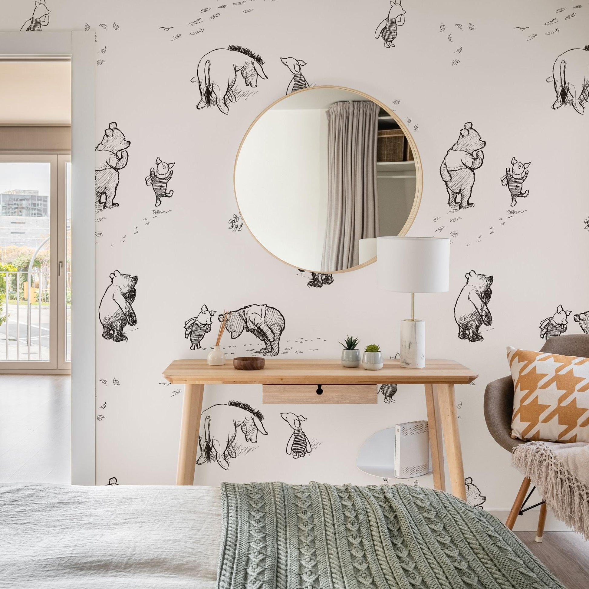 Winnie Wallpaper- WALL BLUSH- {{Product type}}