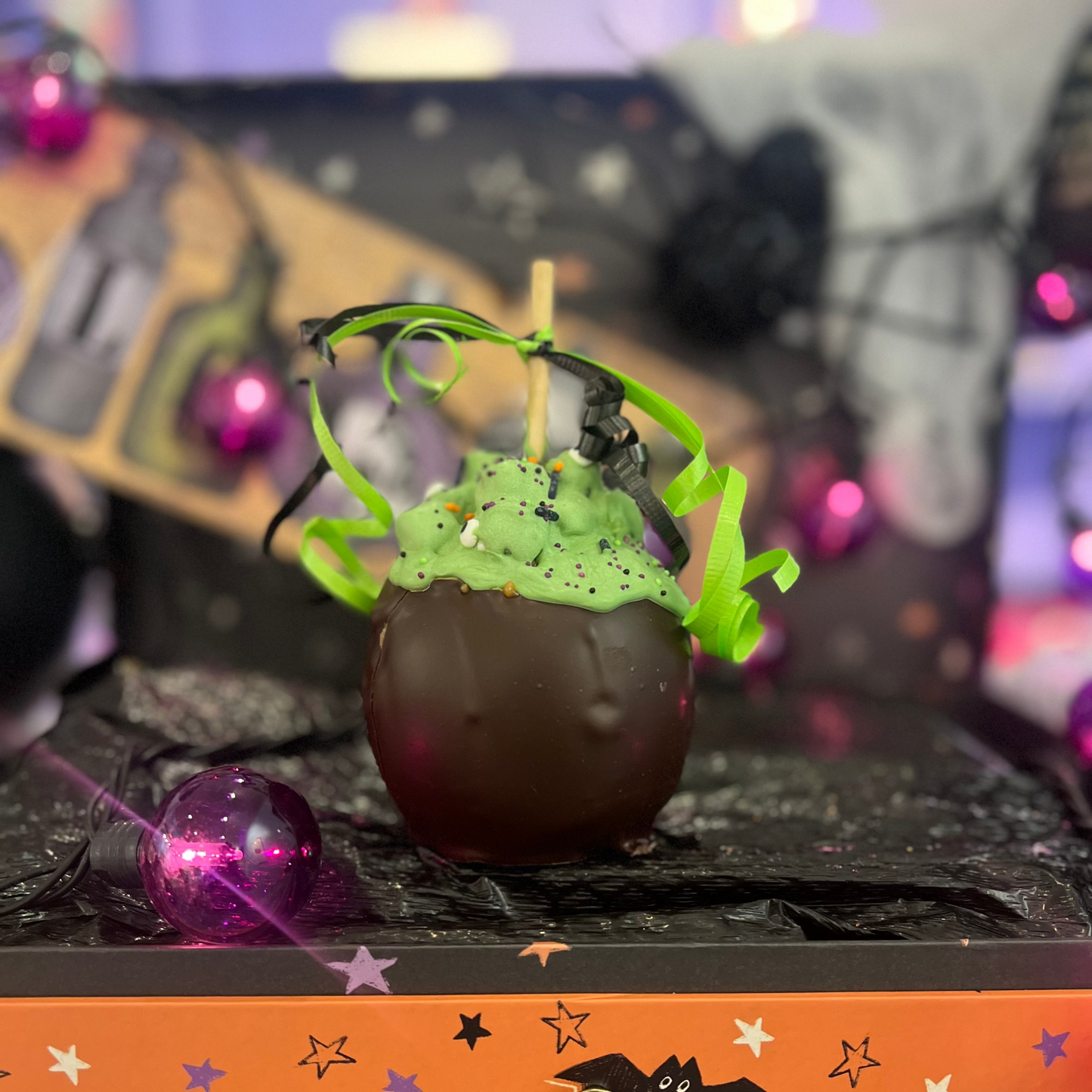 Witch's Brew Gourmet Caramel Apple- My Favorite Sweet Shoppe Pittsburgh- {{Product type}}