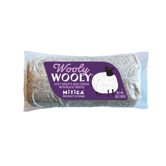 Wooly Wooly® Black Truffle Fresh Sheep’s Milk Cheese - ounces5 -