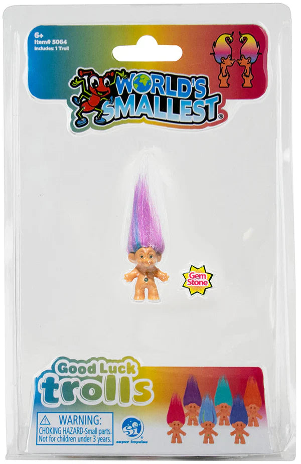 World's Smallest Good Luck Troll- Rust & Cinder- {{Product type}}