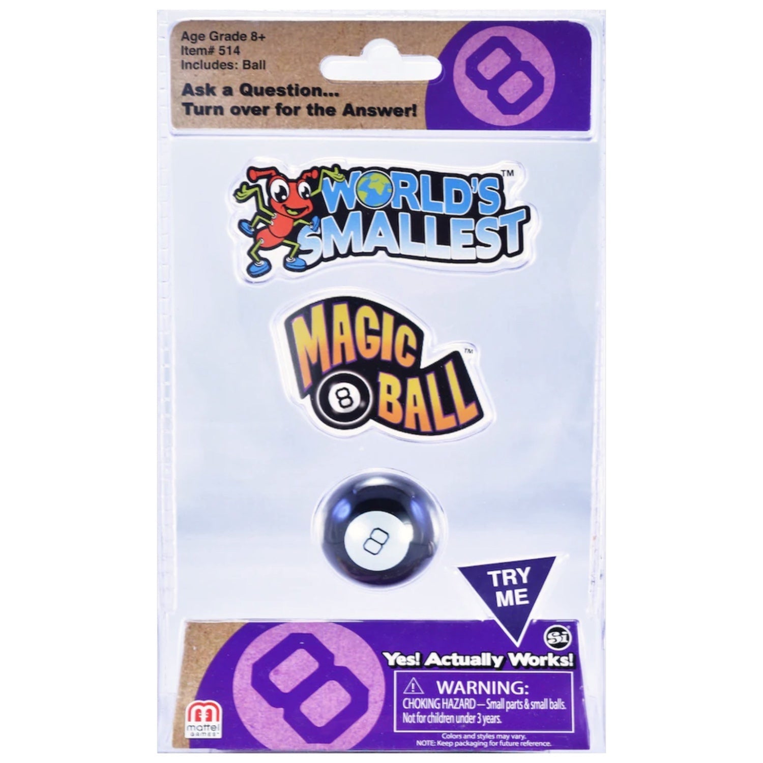 World's Smallest Magic 8 Ball- Rust & Cinder- {{Product type}}