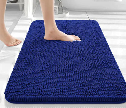 Long Chenille Non-Slip Floor Mat - - rug