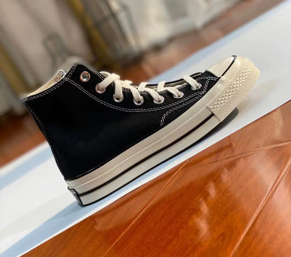 High Top Canvas Sneakers - Kia Day Design