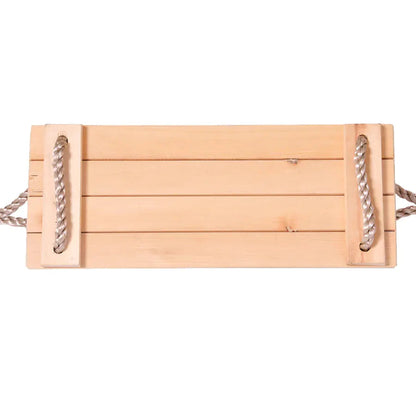 Wooden Swing and Rattan Hanging Chair - Kia Day Design